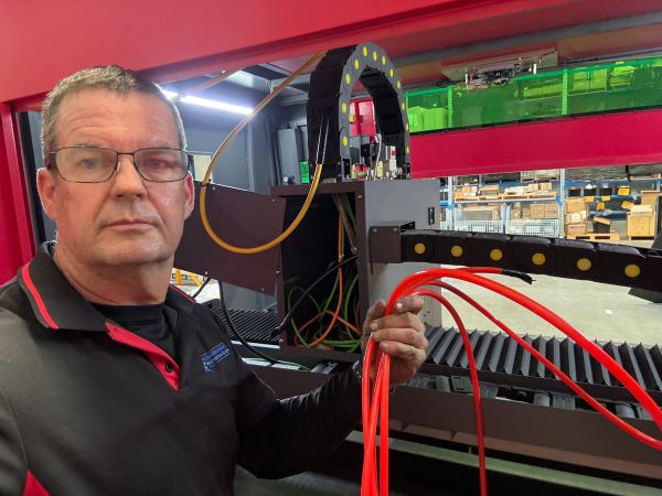 Laser Cutter Fiber Cabling Electrical Service
