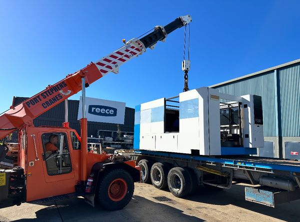 Machine Installation Ermaksan Speed Bend Crane Lift