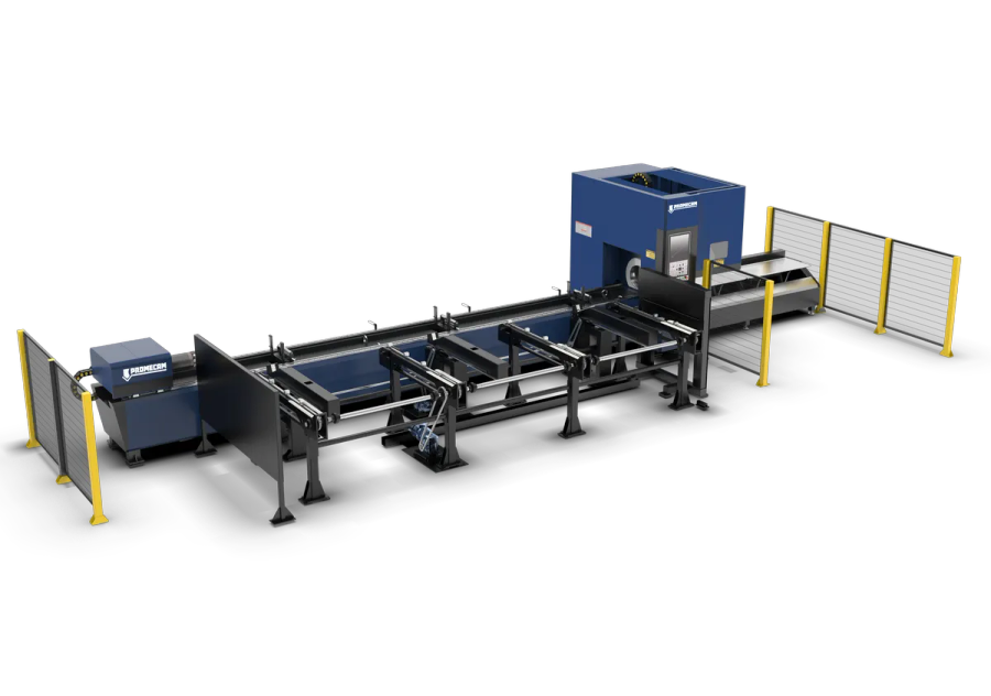 Promecam Laser cutting machines with 1 chuck and 1 tube rest — Tube Laser Cutters