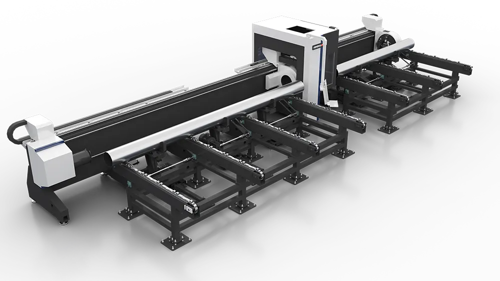 HongNiu Side-Mounted Three-Chucks Laser Tube Cutting Machine (Semi-Auto Loading) — photo 6