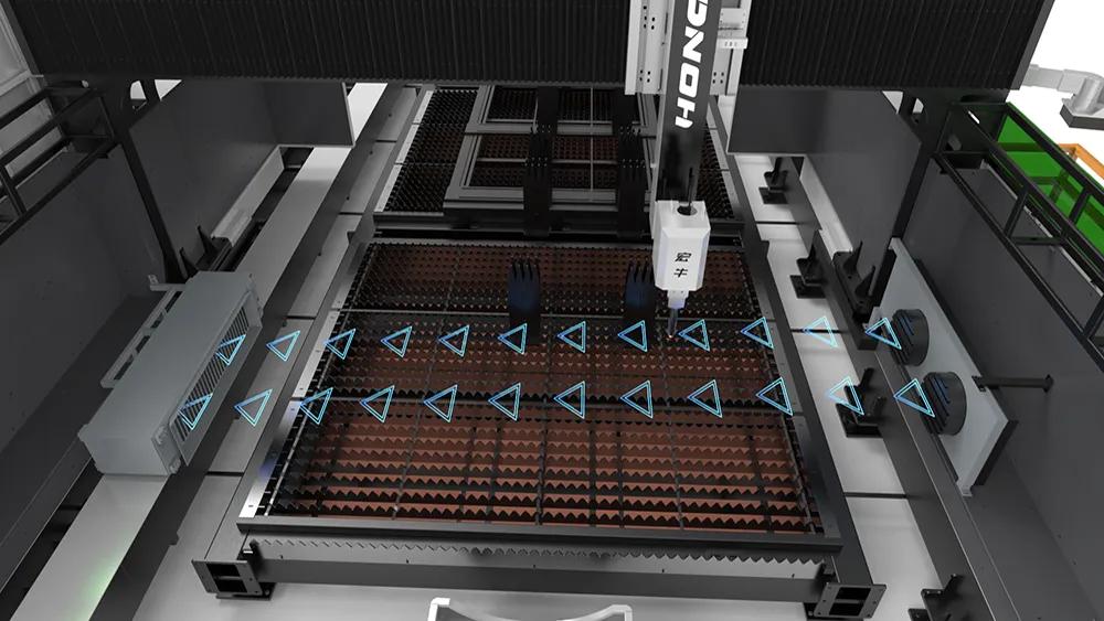 HongNiu 3D 7-Axis H-beam Tube Laser Cutting Machine — photo 6