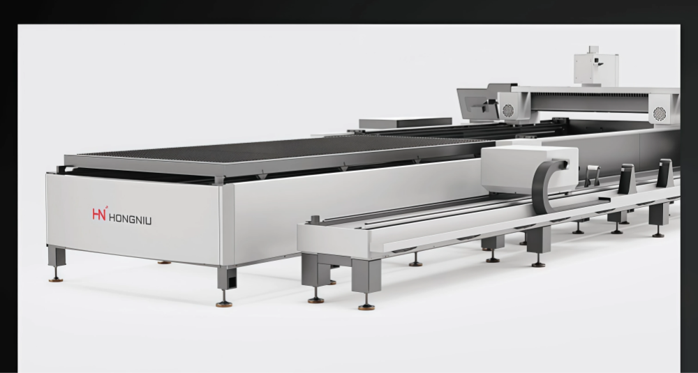 HongNiu HJR Series Dual-Station Fiber Laser Cutting Machine — photo 2