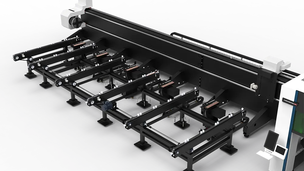 HongNiu Four-Chucks Laser Tube Cutting Machine (Semi-Auto Loading) — photo 3