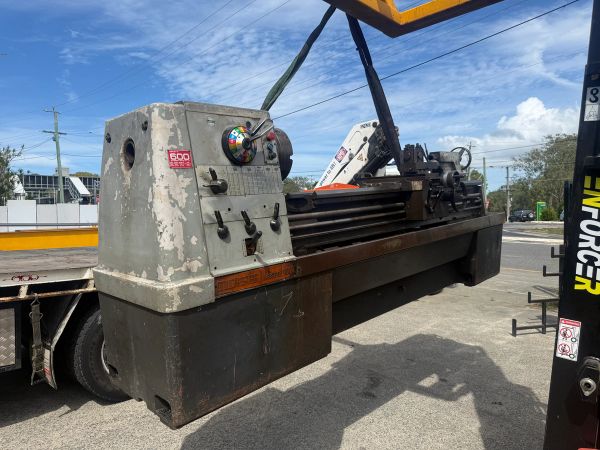 Machine Installation Lathe Truck Delivery