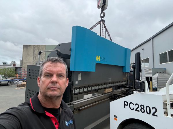 Machine Installation Haco Press Brake Crane Lift