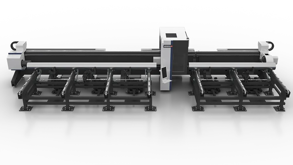 HongNiu Side-Mounted Three-Chucks Laser Tube Cutting Machine (Semi-Auto Loading) — photo 3