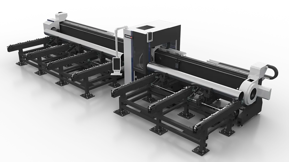 HongNiu Side-Mounted Three-Chucks Laser Tube Cutting Machine (Semi-Auto Loading) — photo 2