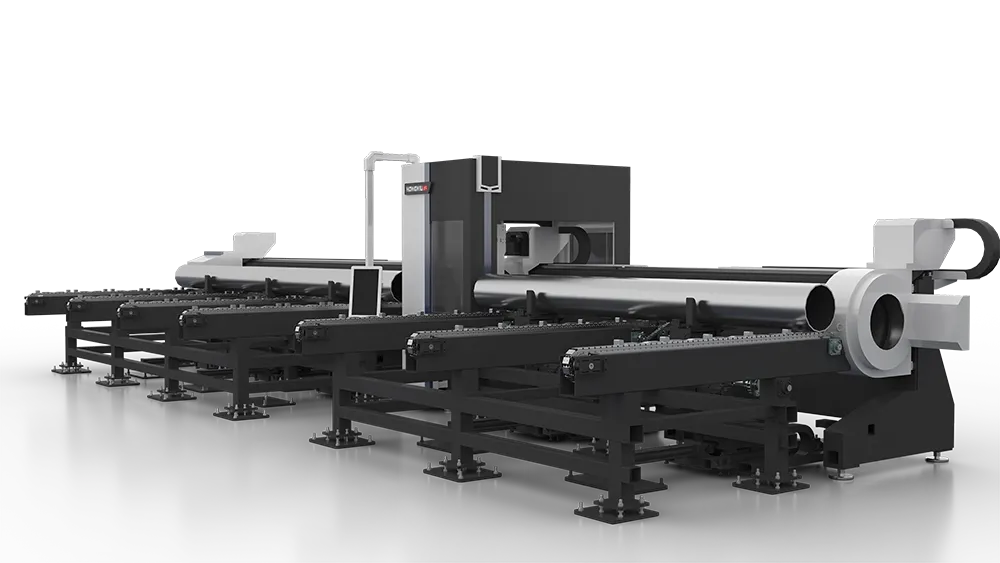 HongNiu Side-Mounted Three-Chucks Laser Tube Cutting Machine (Semi-Auto Loading) — photo 5