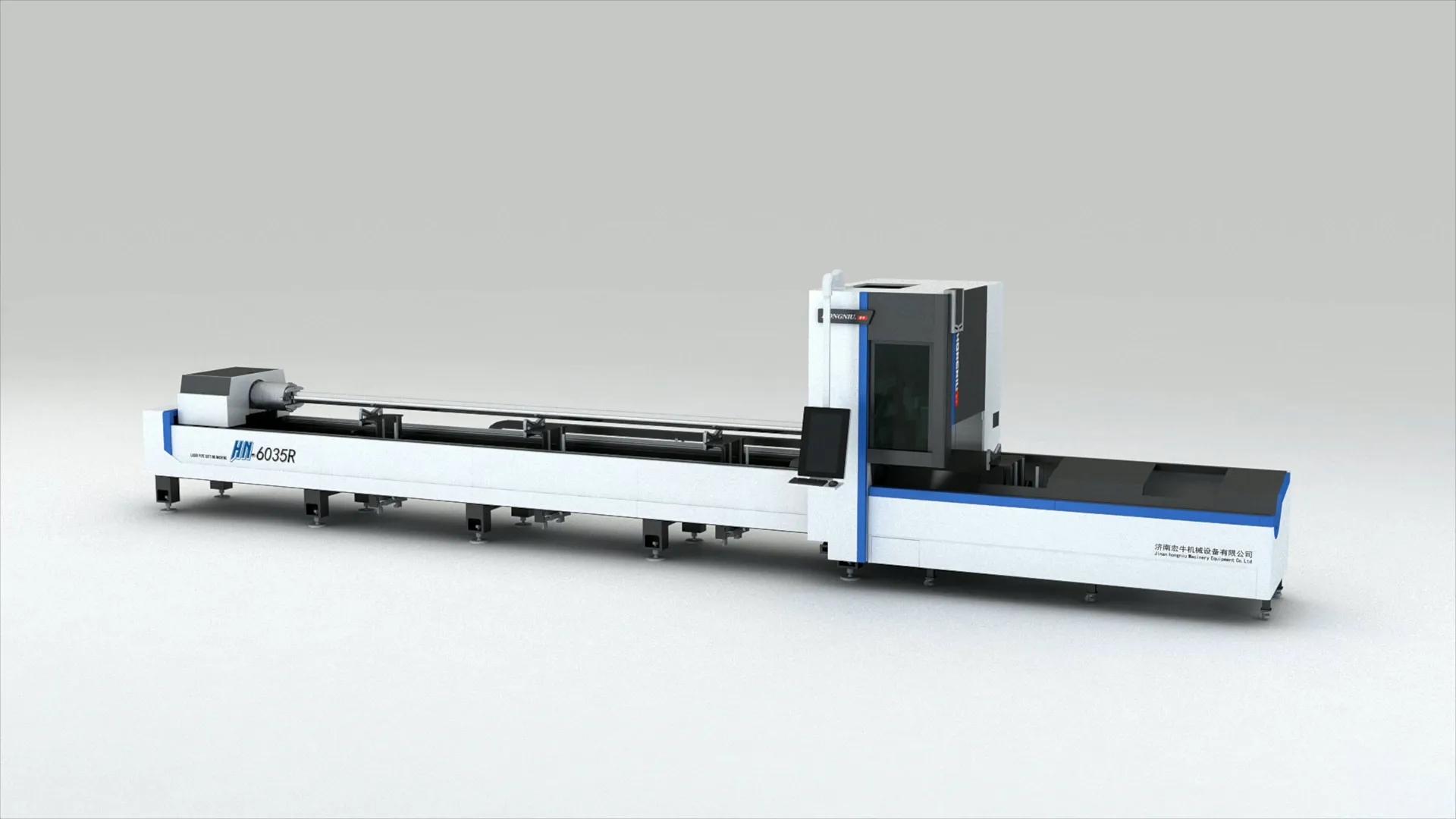 HongNiu Two-Chucks Fiber Laser Tube Cutting Machine — photo 2
