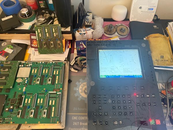 Cnc Controller Cybelec Dnc880 Pcb Repair