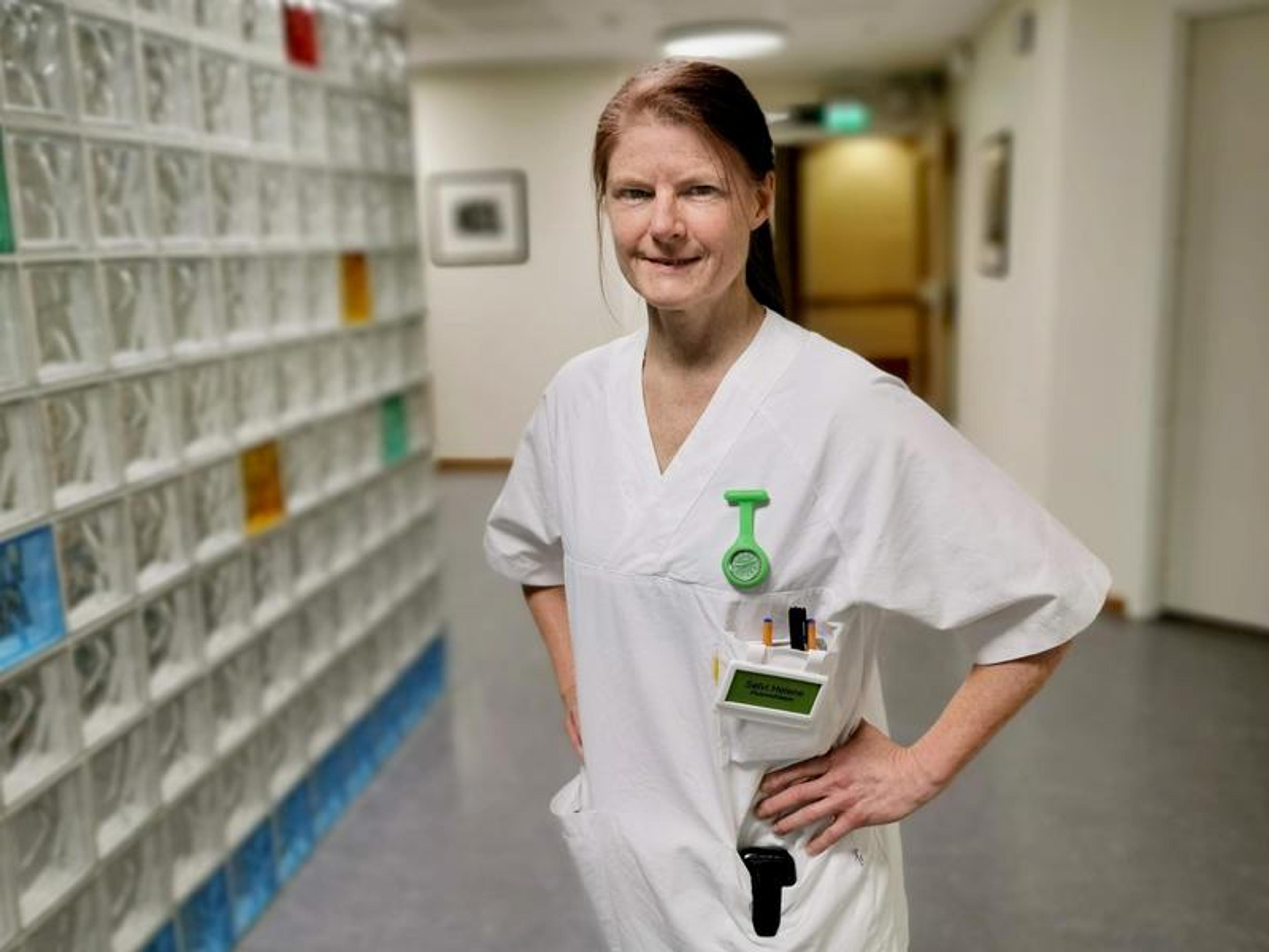 Sølvi Helene Møinichen, tok fagbrev som helsefagarbeider