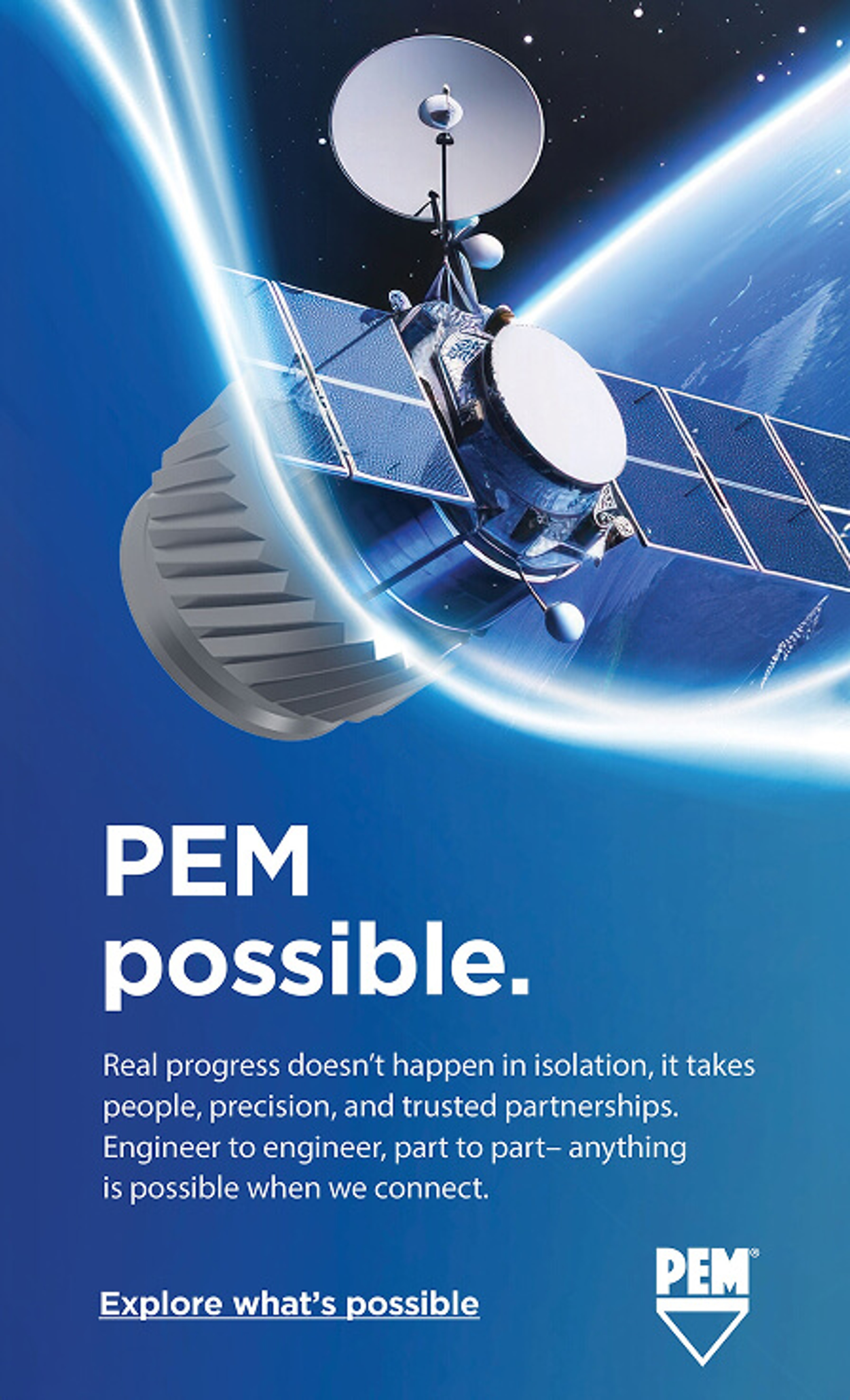 PEM campaign graphic highlighting engineering possibilities 