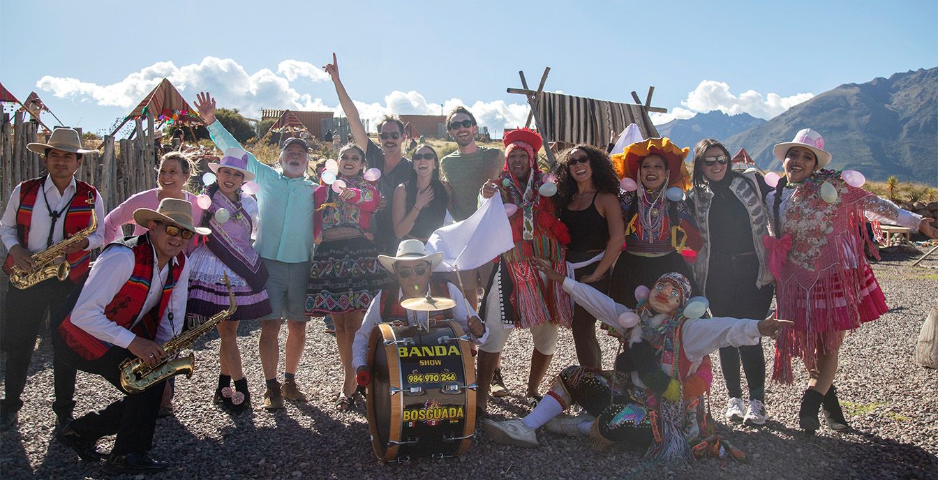 Guests enjoying an incentive travel trip to Peru 