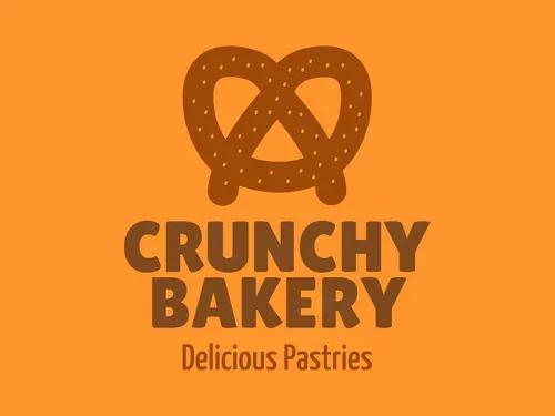 Crunchy Bakery Logo Template