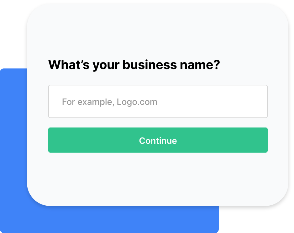 Enter your business name