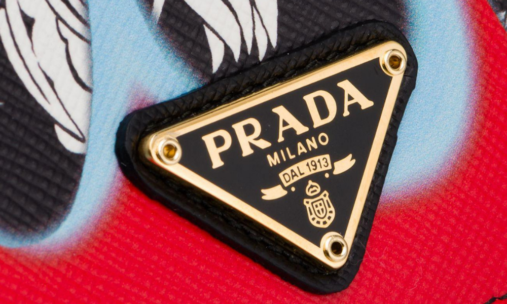 Prada's Iconic Triangle Logo, Reimagined