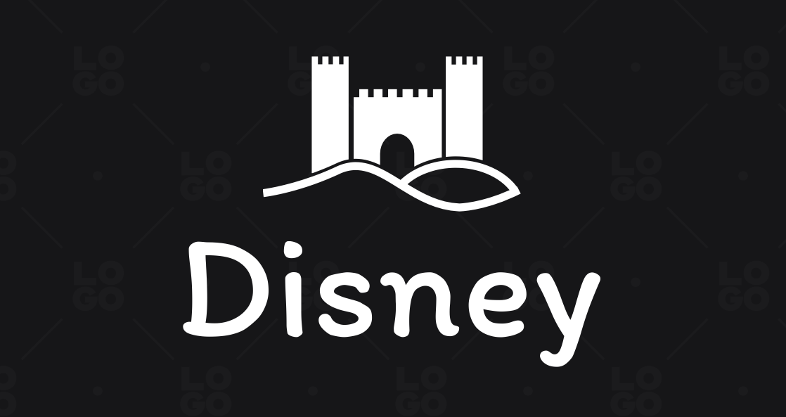 disney castle logo without text