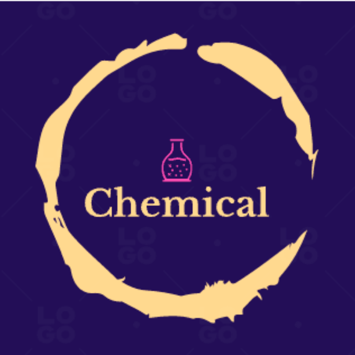 Creative chemical colorful logo design for brand Vector Image