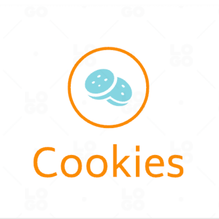 Cokies Logo Template | Logo templates, Logo cookies, Bakery logo design