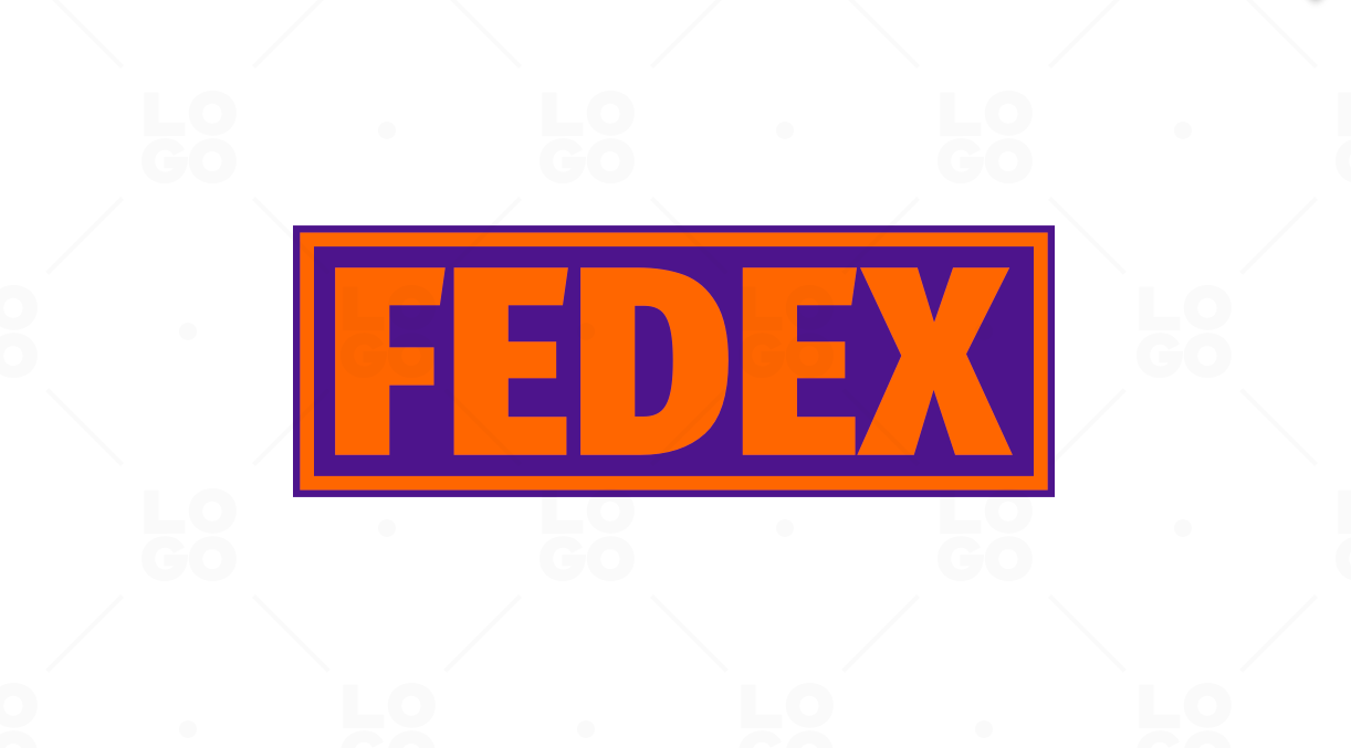 HD FedEx White Outline Logo PNG | Citypng