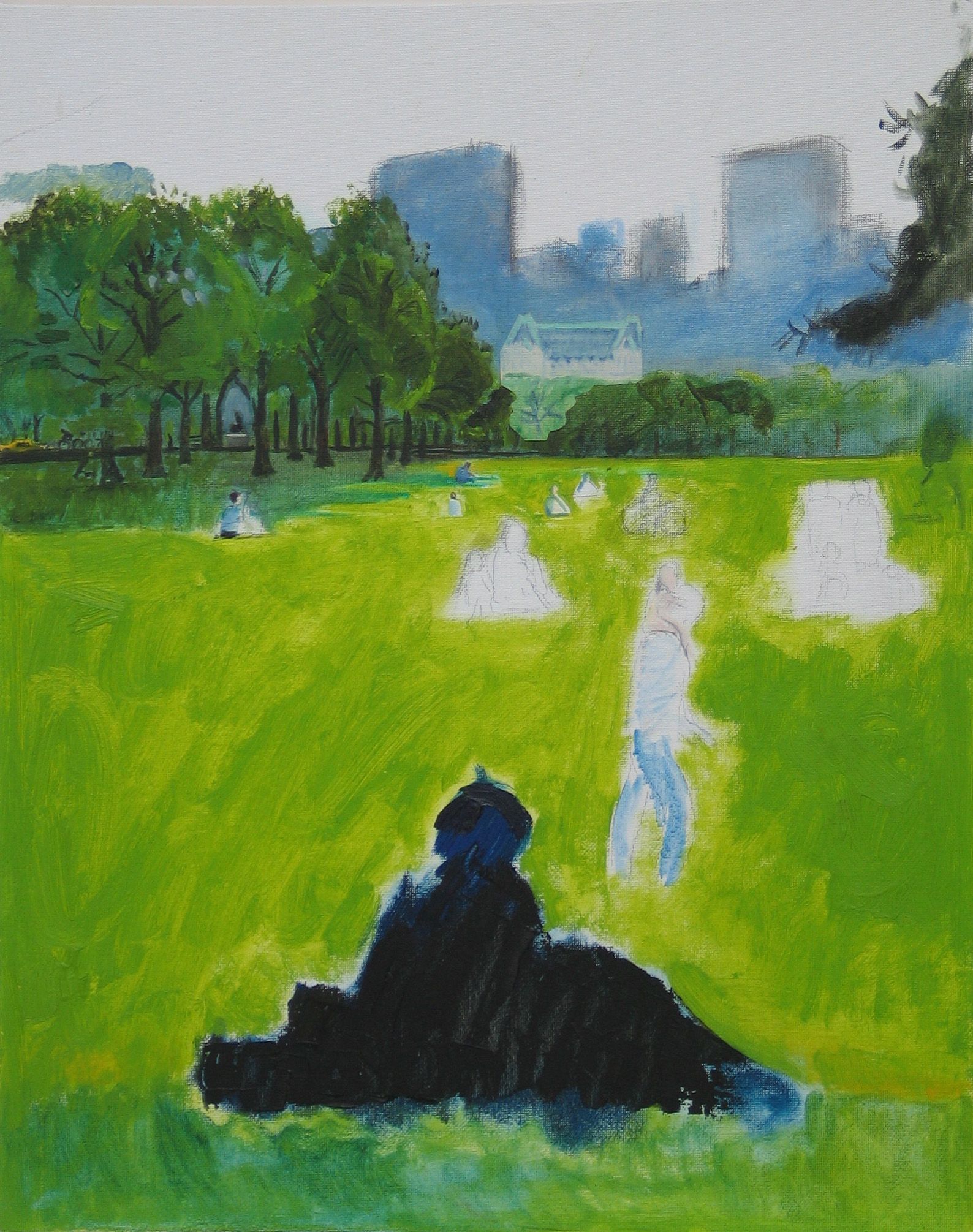 Sheep Meadow Triptych, Center
