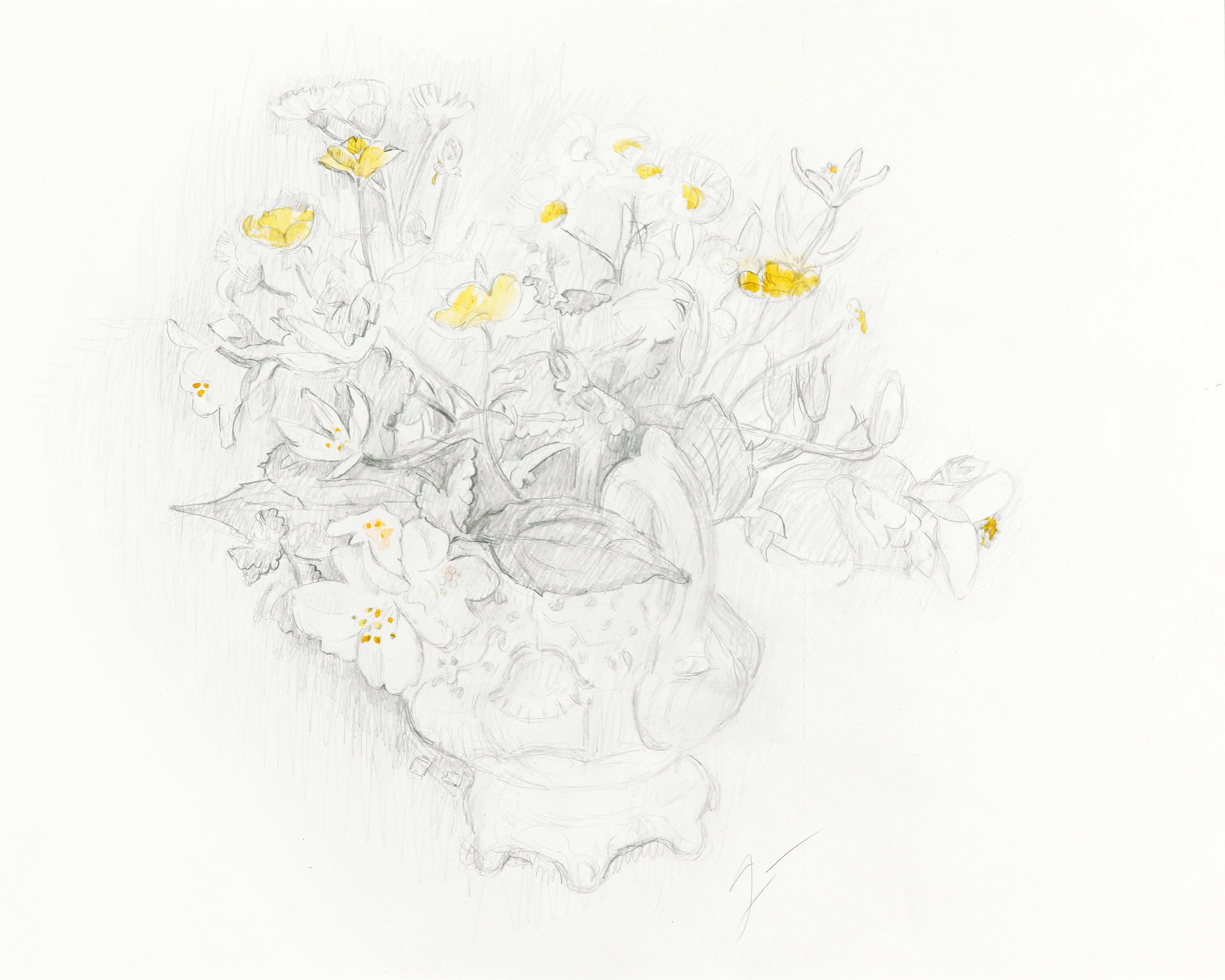 Floral Series Flower with Yellow