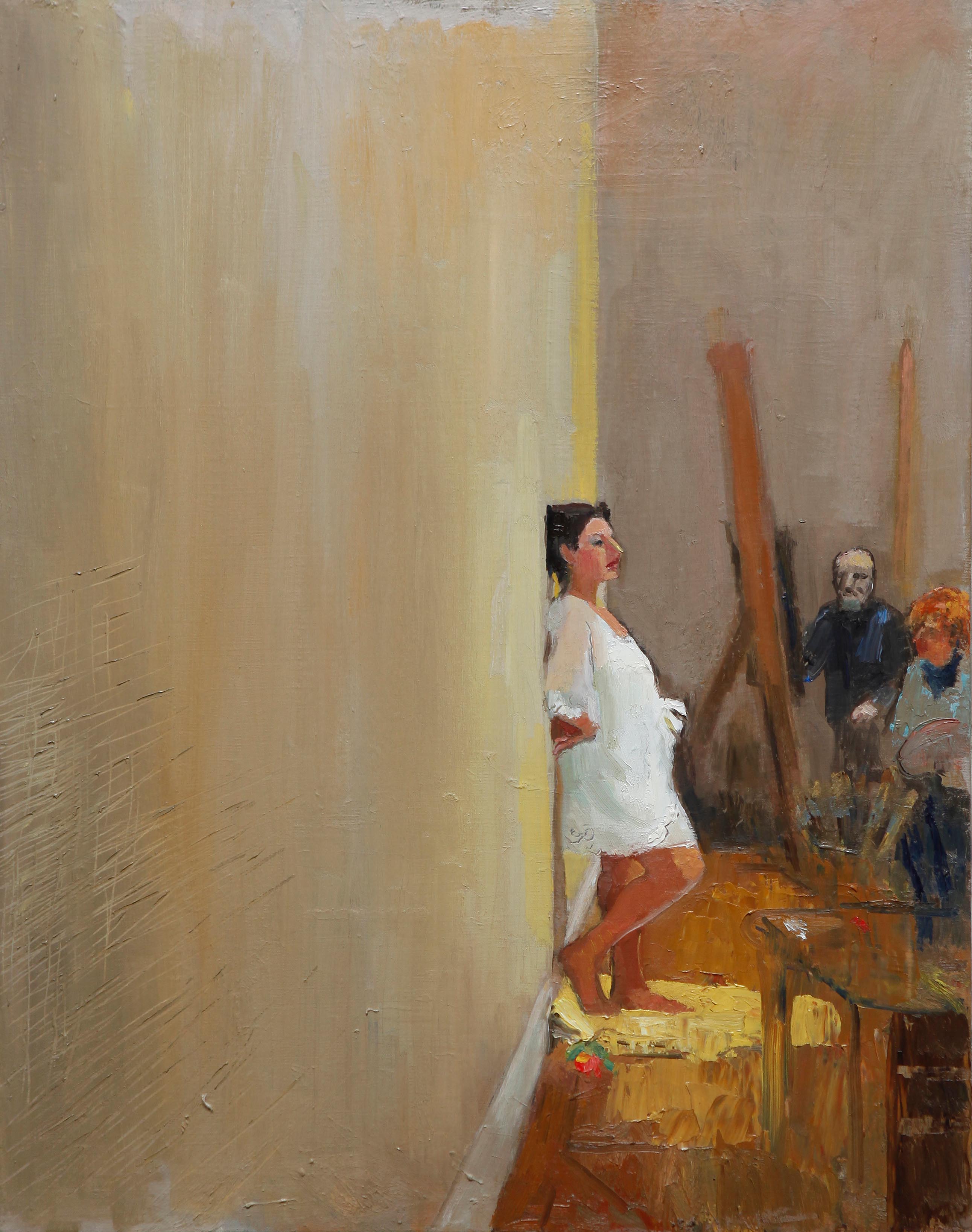 Model in Painting Class