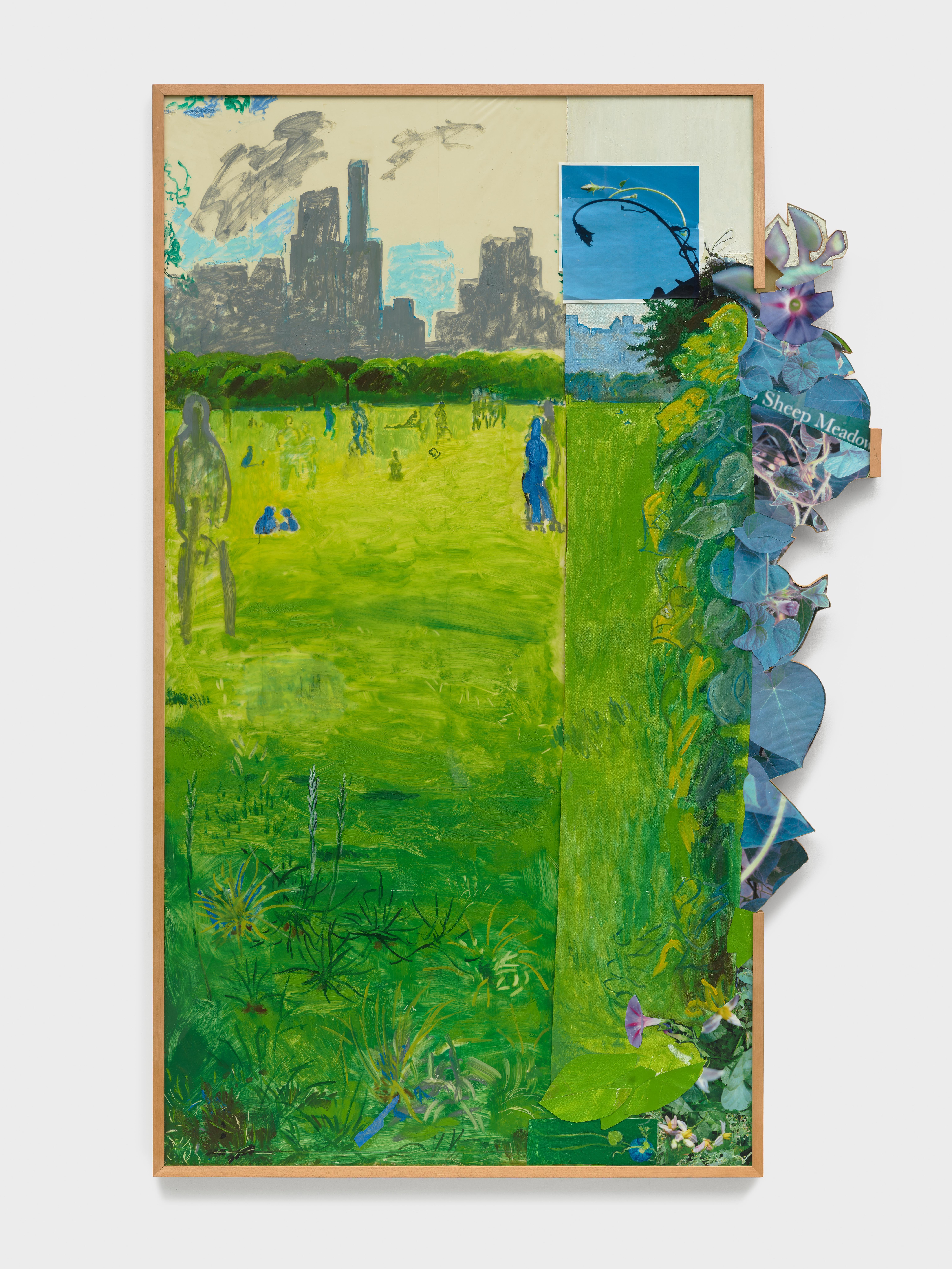 Entrance to Sheep Meadow—Morning Glories