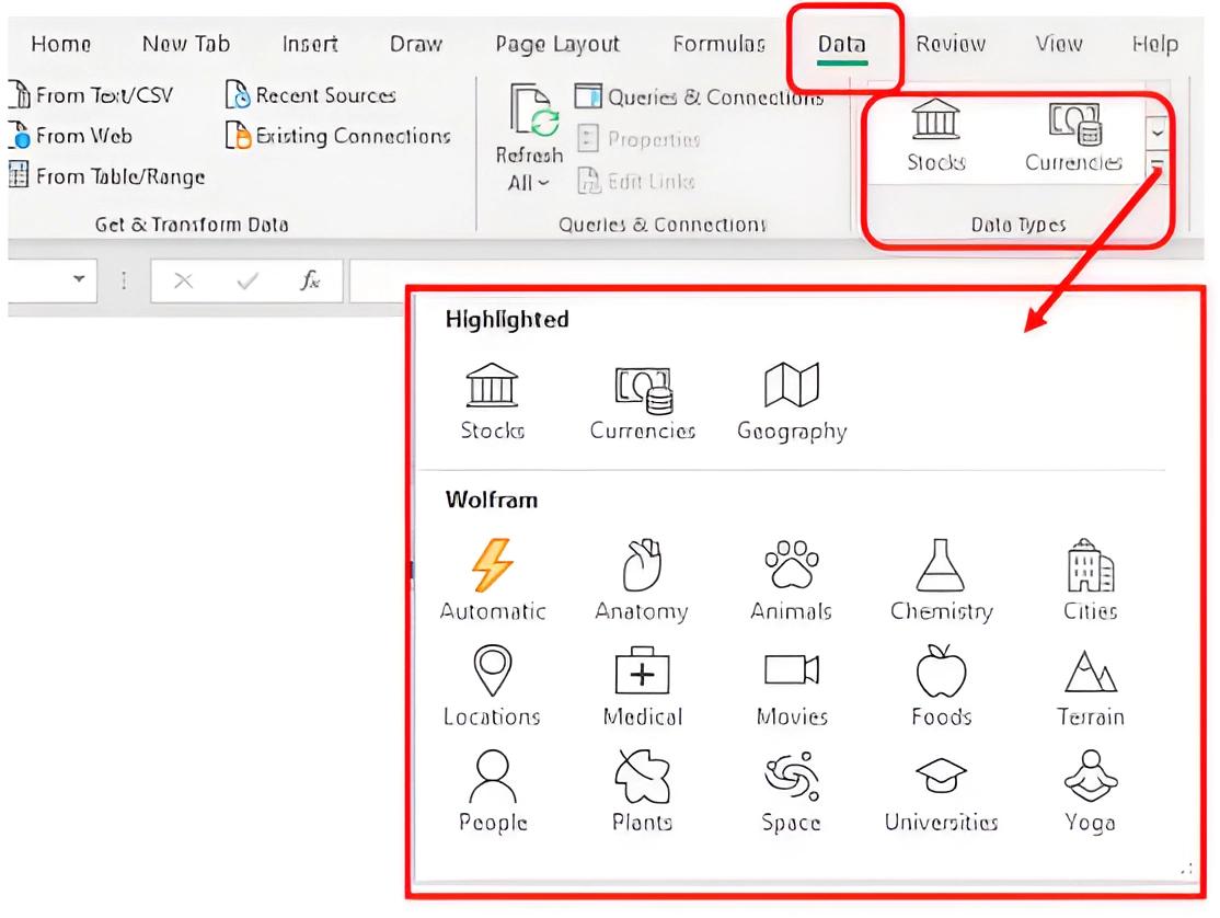 data-type-in-excel
