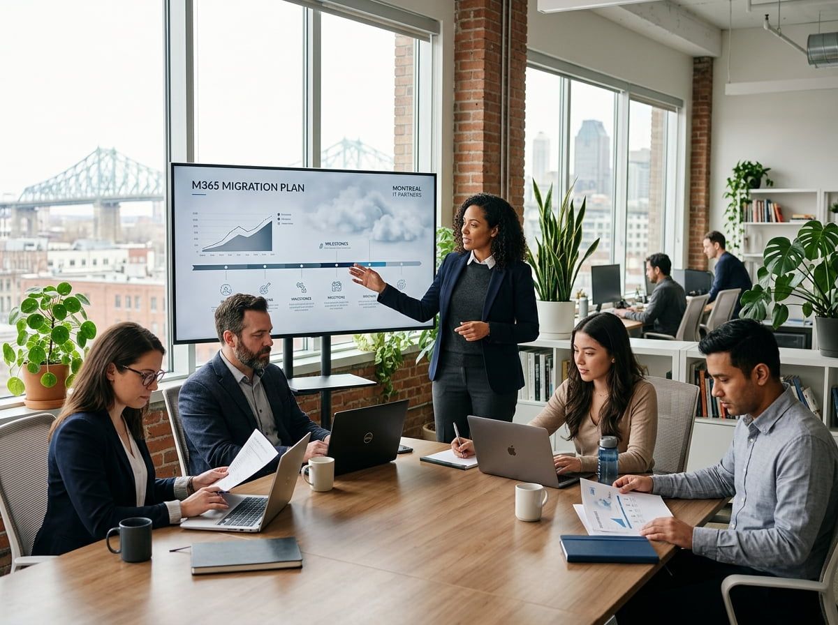 Migration Microsoft 365 et Azure pour les PME de Montréal : comment l'IA réduit les délais de moitié