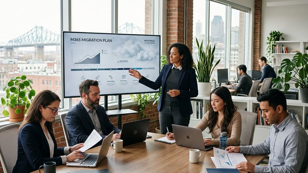 Migration Microsoft 365 et Azure pour les PME de Montréal : comment l'IA réduit les délais de moitié