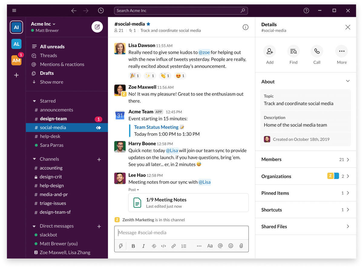 slack-dashborad
