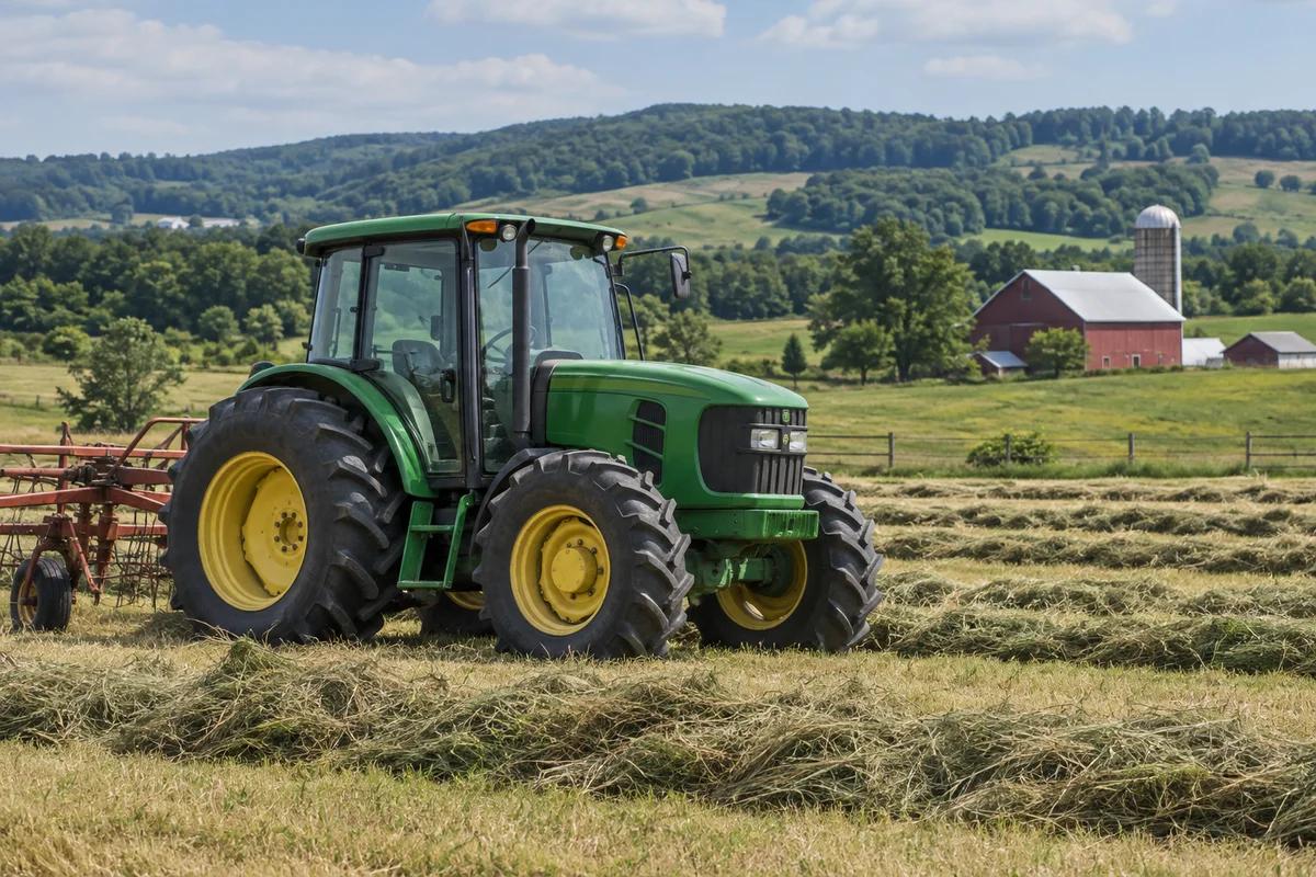 Illustrative agriculture scene