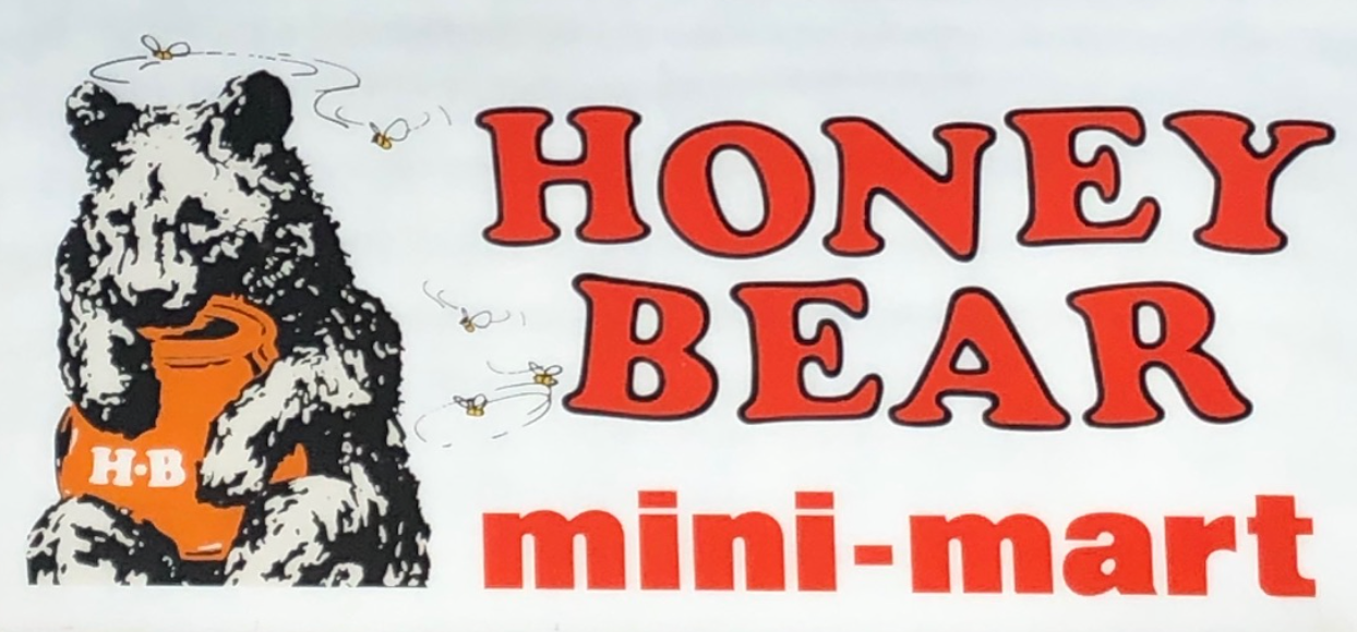Vintage Honey Bear Mini-Mart Sign