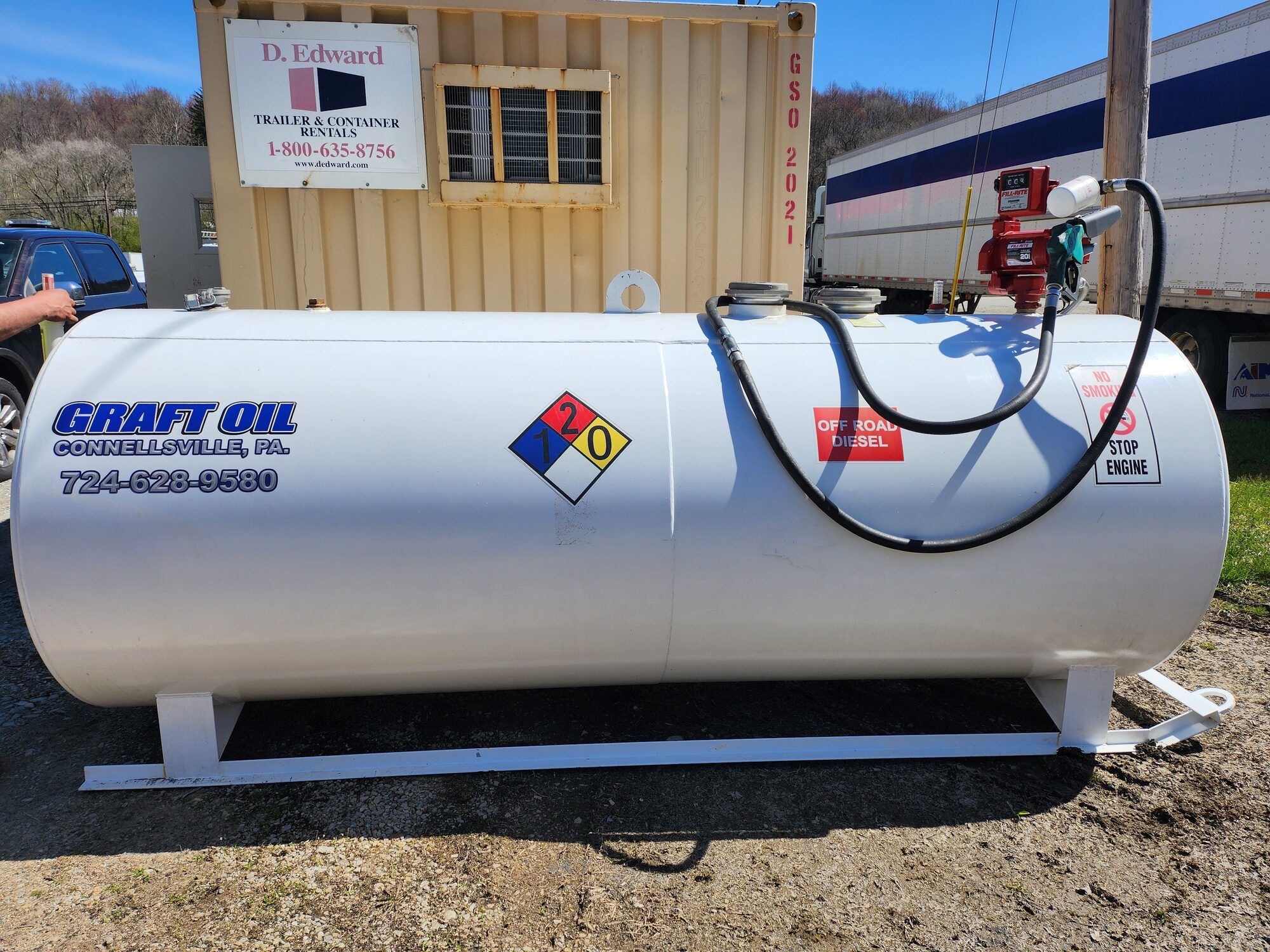 Graft Oil double-wall fuel storage tank
