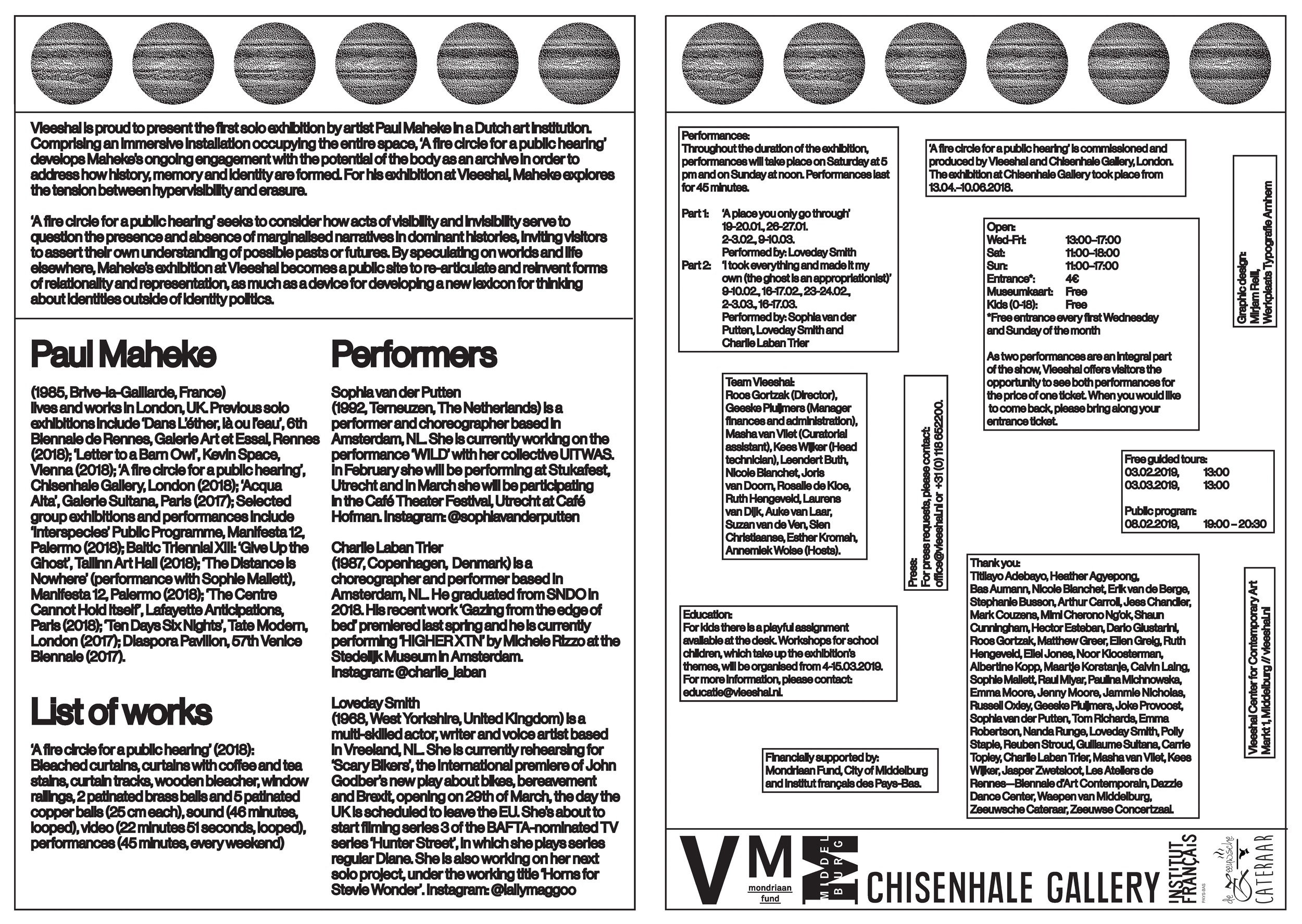 Booklet (A3) | A Fire Circle For A Public Hearing | Mirjam Reili