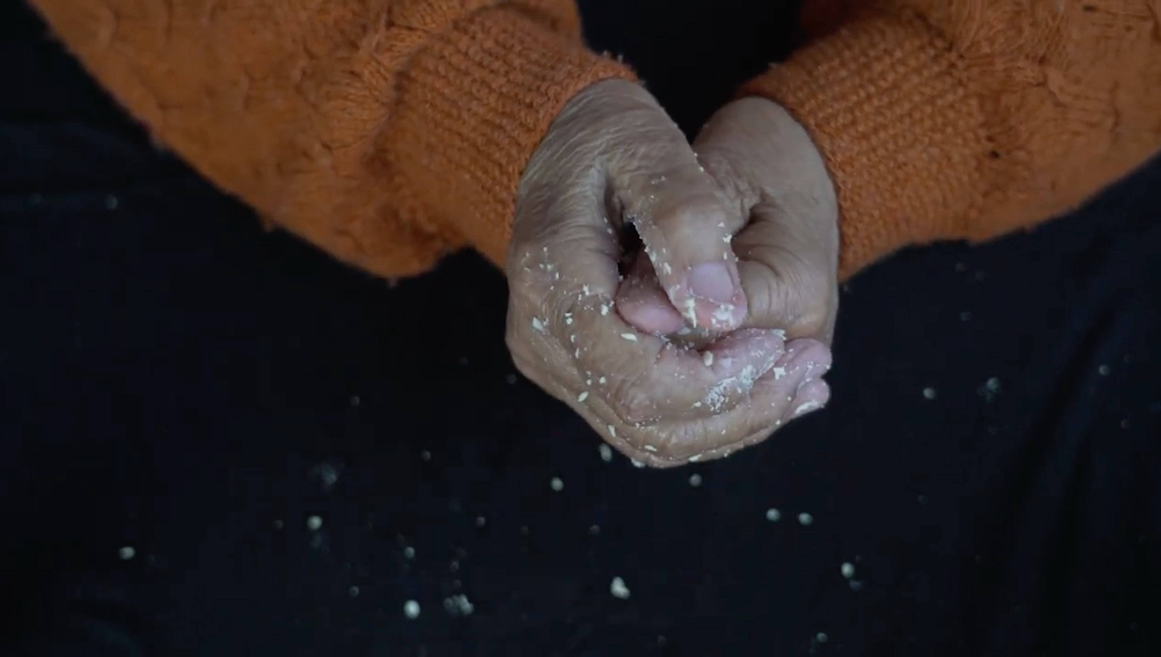 Aïda Adilbek. Alaqan, 2022. Still from a film, 28’09’’ | Her Gaze: moving image from Central Asia	 | Aïda Adilbek, Medina Bazarğali, Saodat Ismailova, Madina Joldybek, Nazira Karimi, Daria Kim, Zumrad Mirzalieva