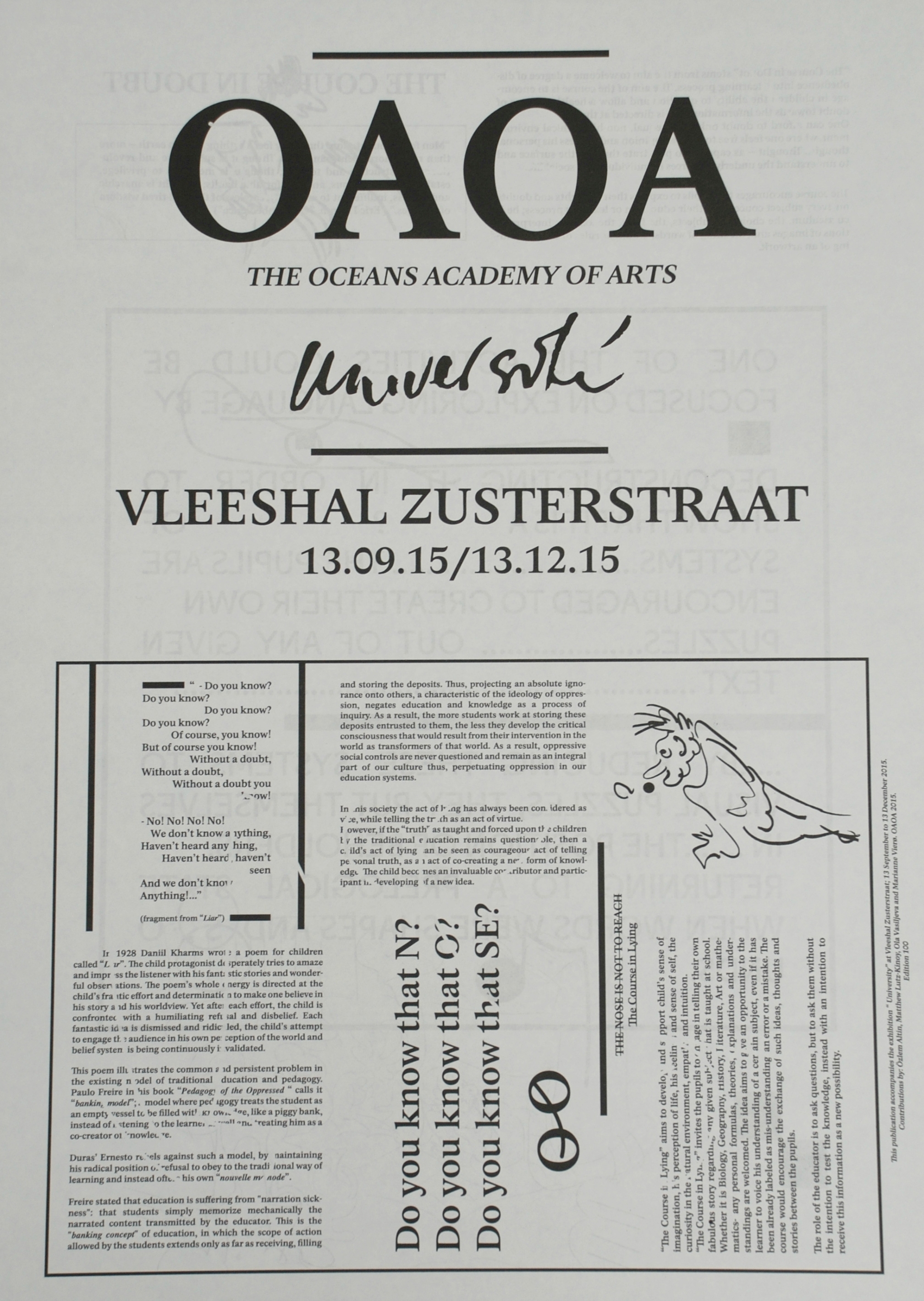 Untitled | Ola Vasiljeva, The Oceans Academy of Arts (OAOA)