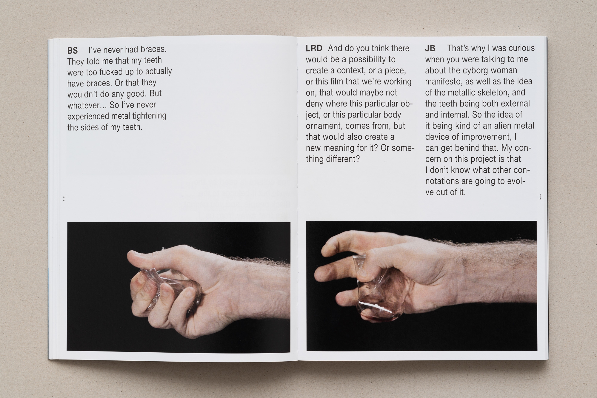 Teeth, Gums, Machines, Future, Society | Lili Reynaud Dewar | Photo: Gunnar Meier