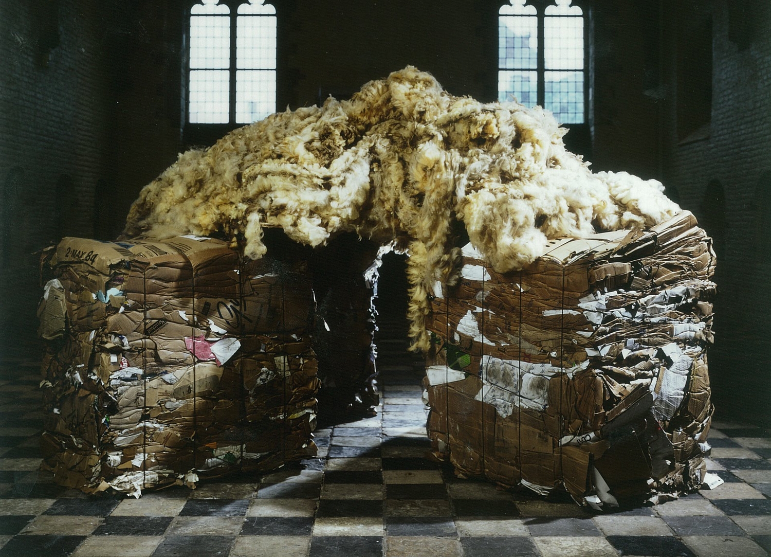 Carel Visser, 1993. Installatiefoto. Foto: Wim Riemens | Zonder titel | Carel Visser