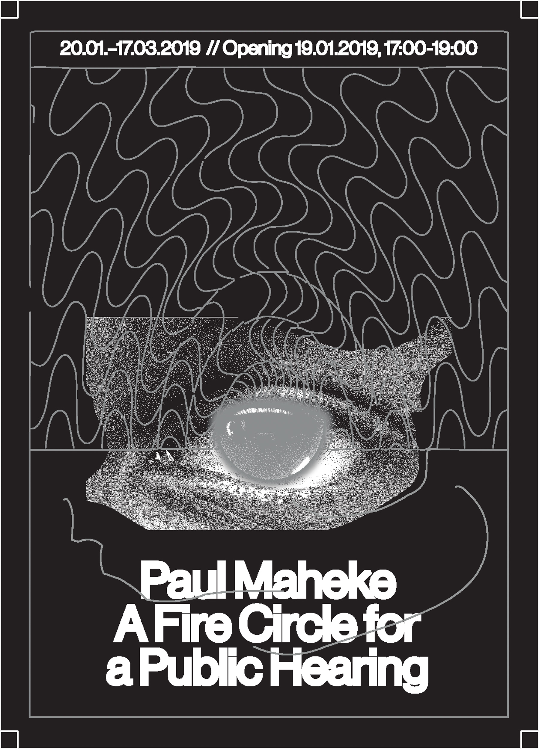 Invitation (front) | A Fire Circle For A Public Hearing | Mirjam Reili