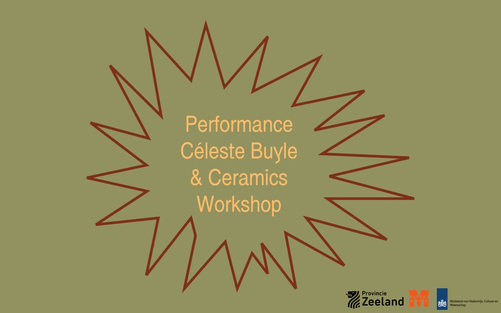 Public program Team V: performance by Céleste Buyle & ceramics workshop | Céleste Buyle, Zahar Bondar