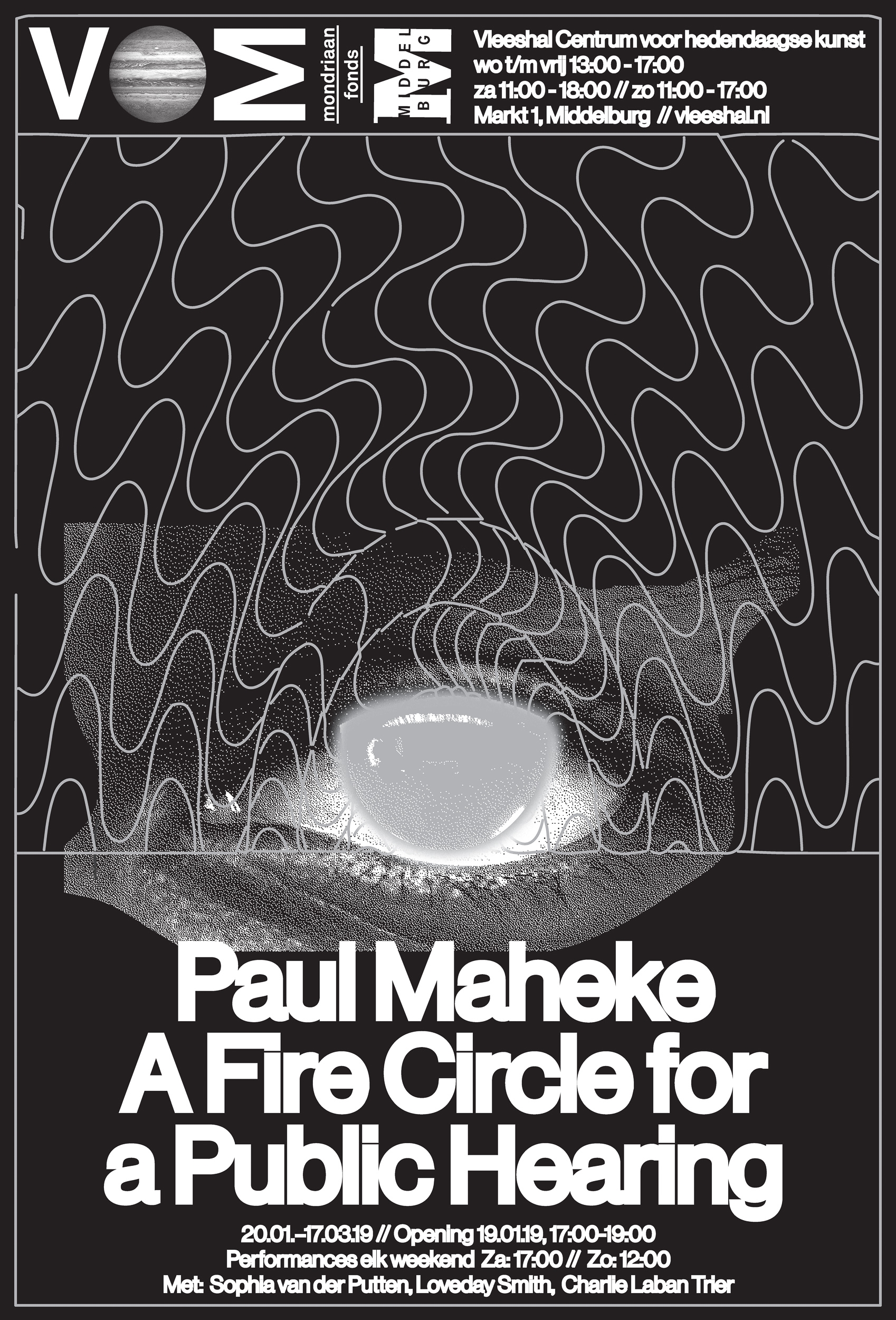 Advertisement, De Witte Raaf | A Fire Circle For A Public Hearing | Mirjam Reili