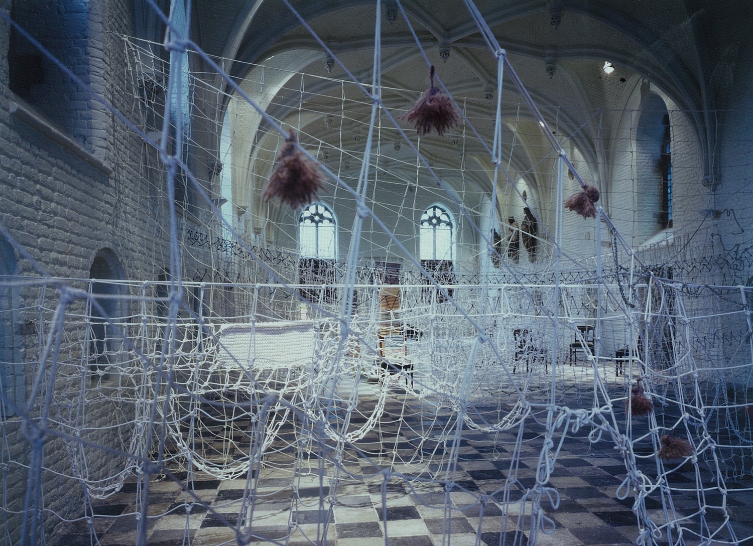 Christine & Irene Hohenbücher, 'To knit 2, purl 2', 1994. Foto: Wim Riemens | To knit 2, purl 2 | Christine & Irene Hohenbücher