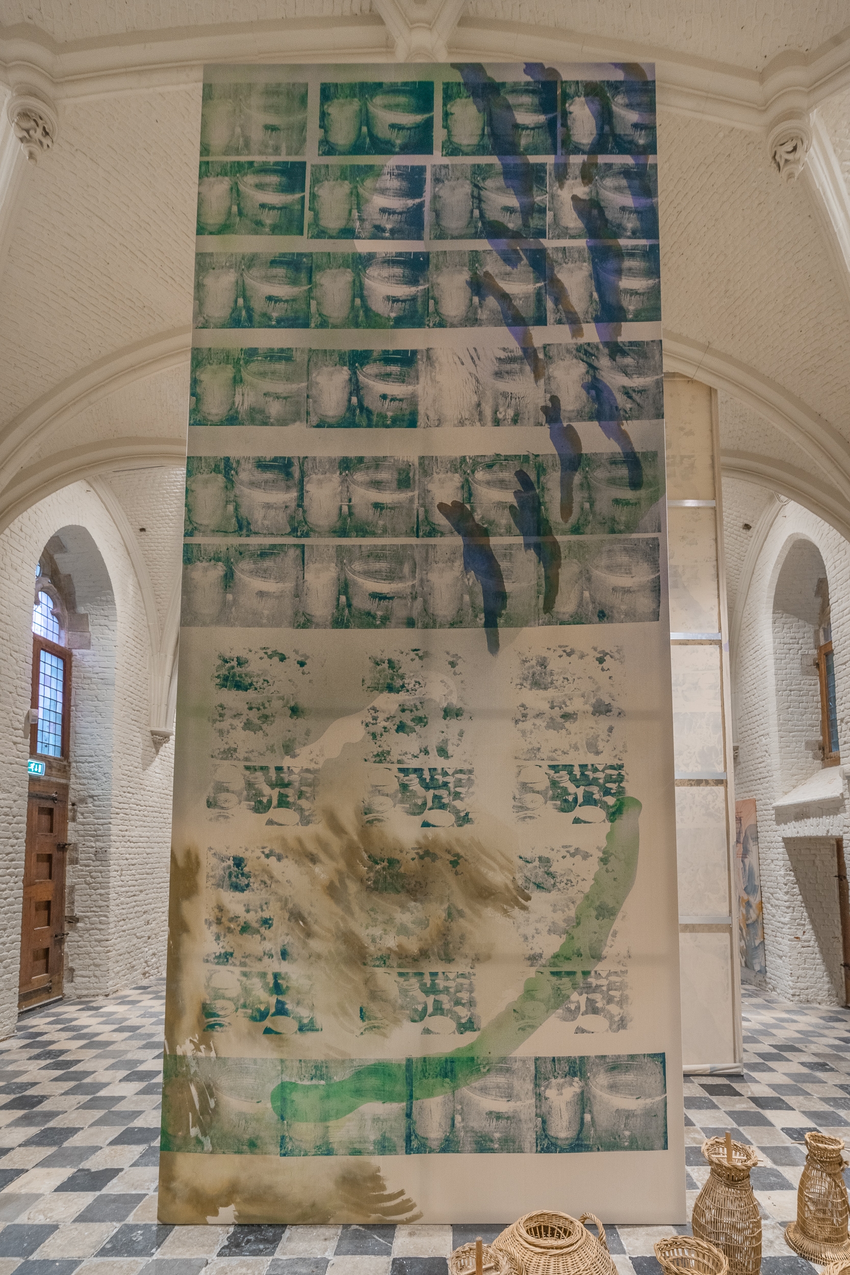 Miso pots in between rod bacteria yogurt Lactobacilicus (2018) | Sea Spray | Matthew Lutz-Kinoy | Photo: Leo van Kampen
