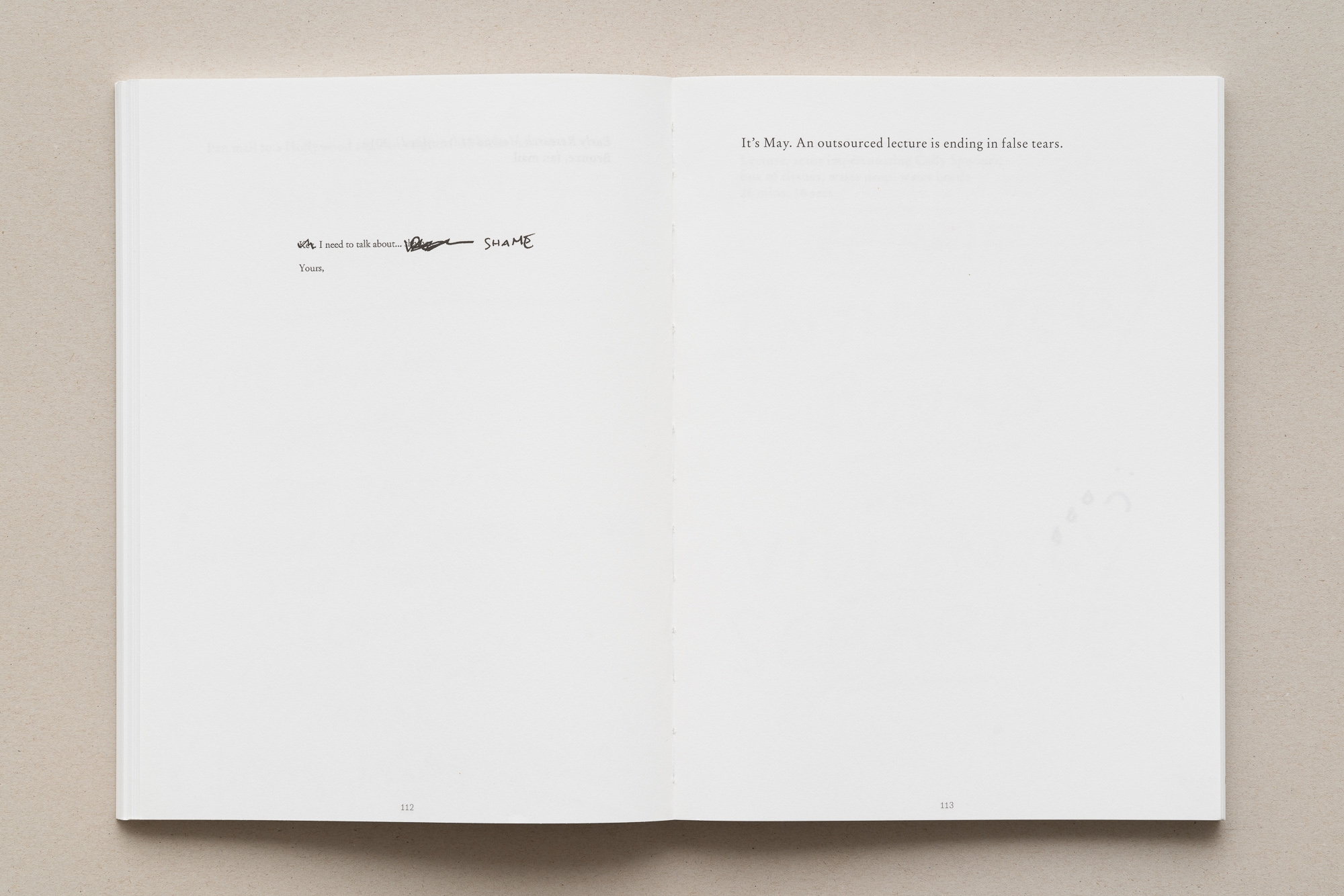 On False Tears and Outsourcing | Cally Spooner | Photo: Gunnar Meier