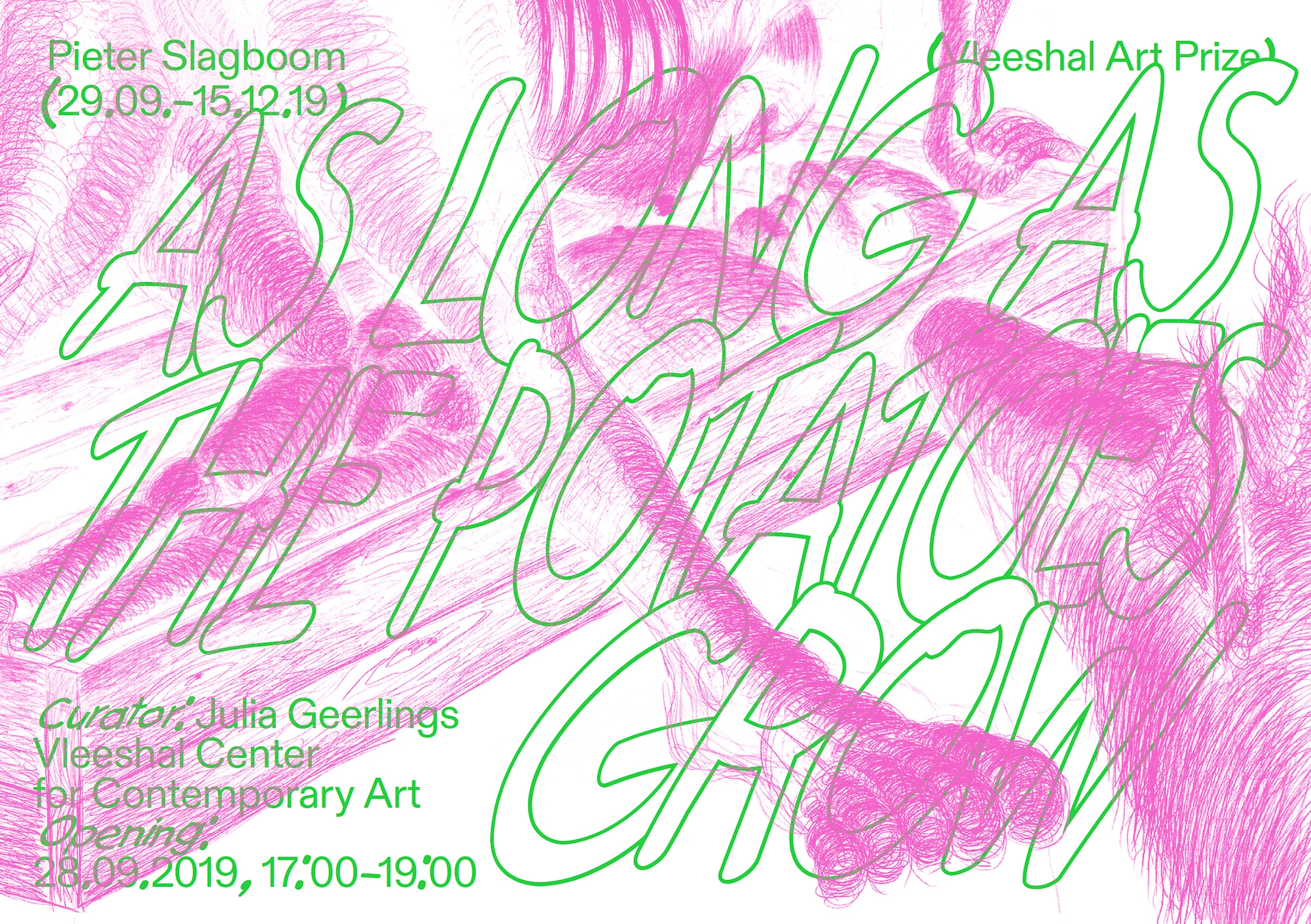 Uitnodiging (voorkant) | As Long As The Potatoes Grow | Mirjam Reili