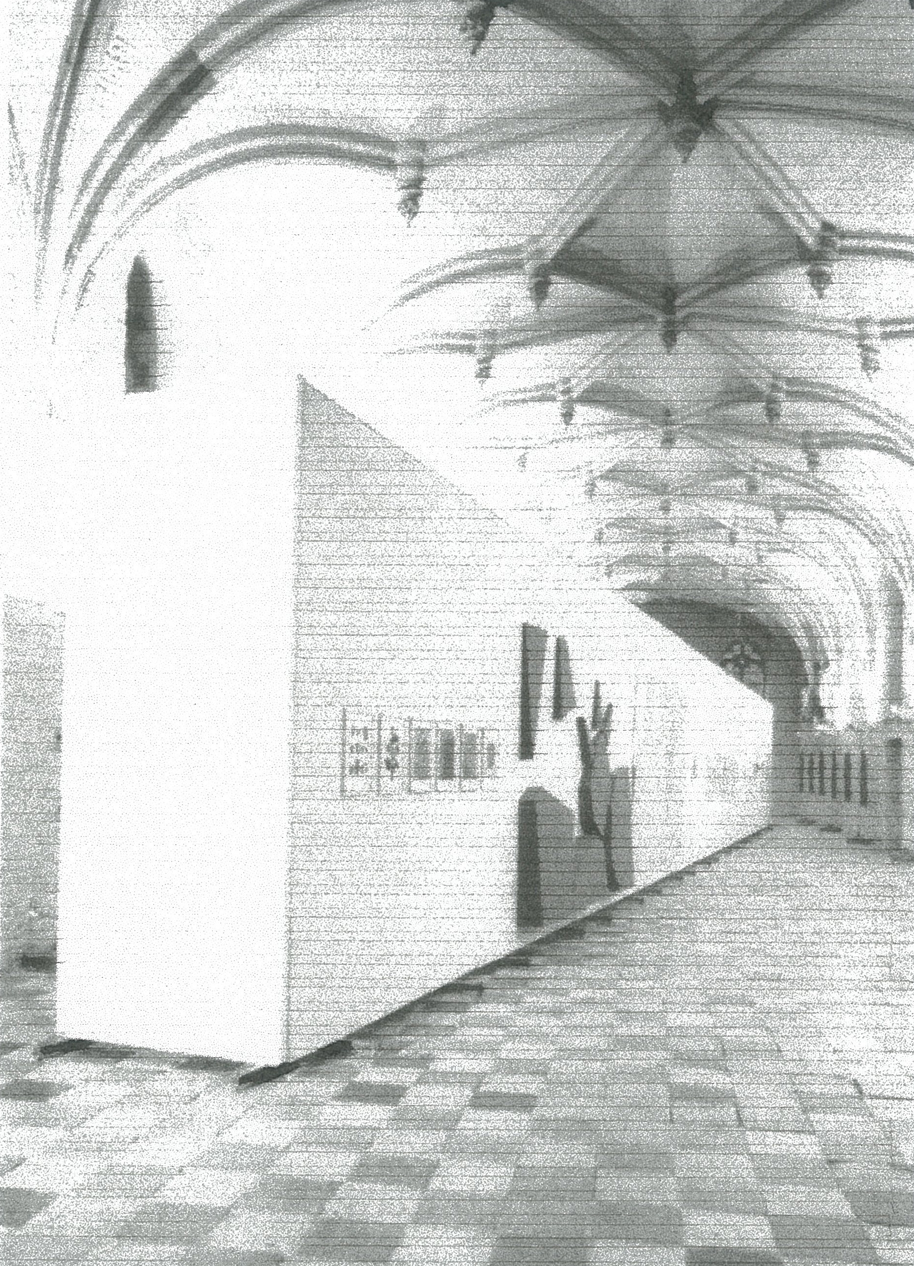 William Verstraeten. “(Prenten)tentoonstelling een installatie”. Exhibition view | (Printmaking)exhibition: an installation | William Verstraeten