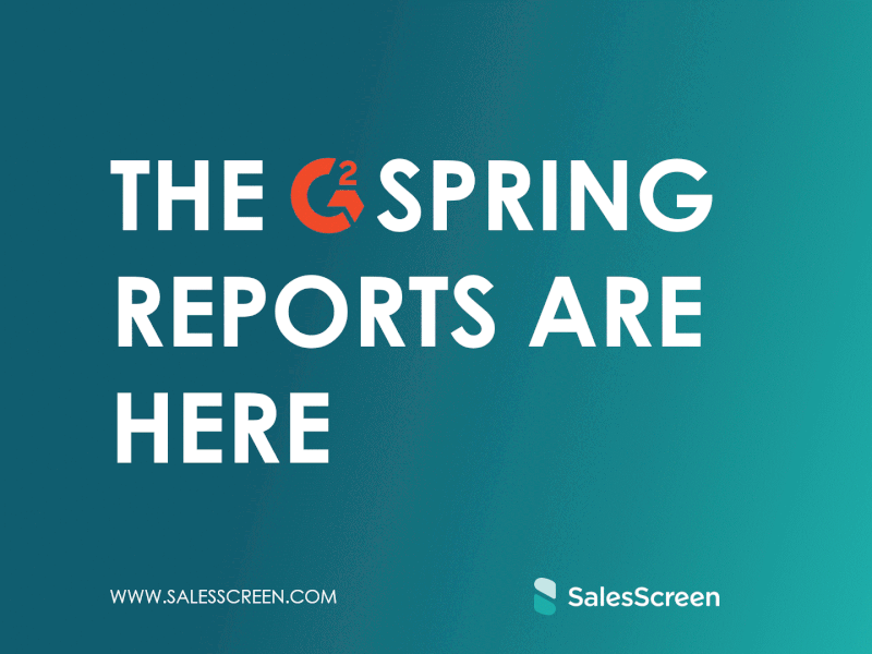 SalesScreen Springs Into the Latest G2 Reports