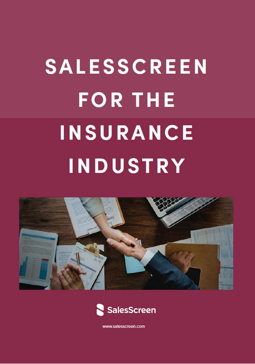 SalesScreen for the Insurance Industry